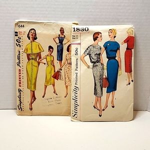 Vintage Sewing Patterns LOT of 2